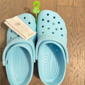 Brand New Crocs Light Blue Unisex